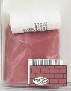 (image for) Dollhouse Scale Model Red Magic Block Kit, Covers 2sq ft
