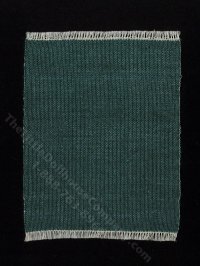 (image for) Miniature Teal Rug for Dollhouses