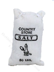 (image for) Miniature Salt Sack for Dollhouses