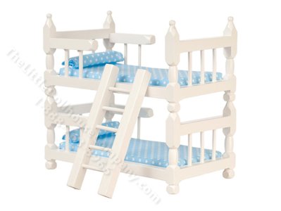 (image for) Miniature Bunkbed with Ladder (fabric may vary)