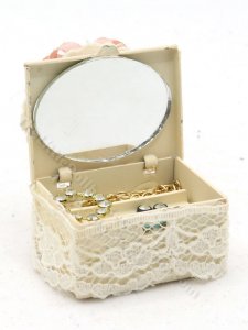 (image for) Miniature Lace Jewelry Box