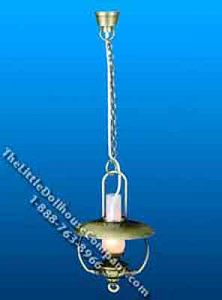 (image for) Dollhouse Scale Model 12V Plug In Nostalgic Hanging Oil Lamp