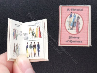 (image for) Miniature Book: Pictorial History of Costume