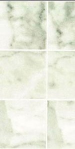 (image for) Miniature No Wax Marble Floor, White for Dollhouses