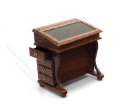 (image for) Miniature Walnut Davenport Desk by Lynn Palmer