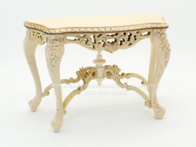 (image for) Miniature Unfinished Louis XV Style Console Table