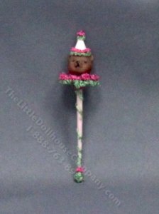 (image for) Miniature Hobby Bear on a Stick for Dollhouses