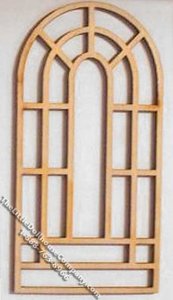 (image for) Miniature Unfinished Short Trellis for Dollhouses