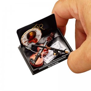 (image for) My Melody - Miniature Violin Set with Mozart Plate
