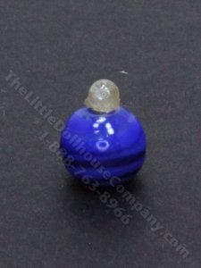 (image for) Miniature Blue Glass Perfume Bottle by Gerd Felka