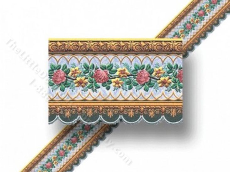 (image for) Dollhouse Scale Model Wallpaper Borders