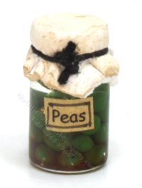 (image for) Miniature Peas in Wax Sealed Glass Jar