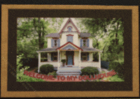 (image for) Miniature Victorian House Welcome Mat for Dollhouses