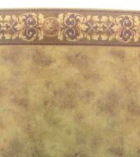 (image for) Victorian Medallion Green Wallpaper