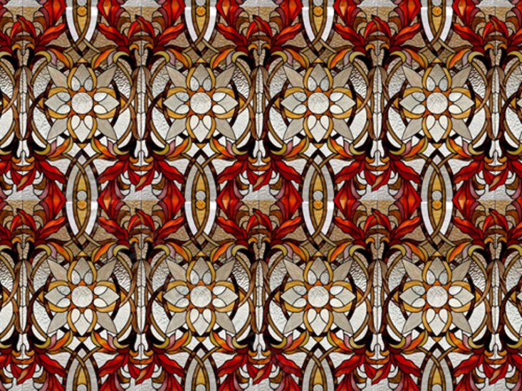 (image for) Geometric "Stained Glass" Sheets for Dollhouses