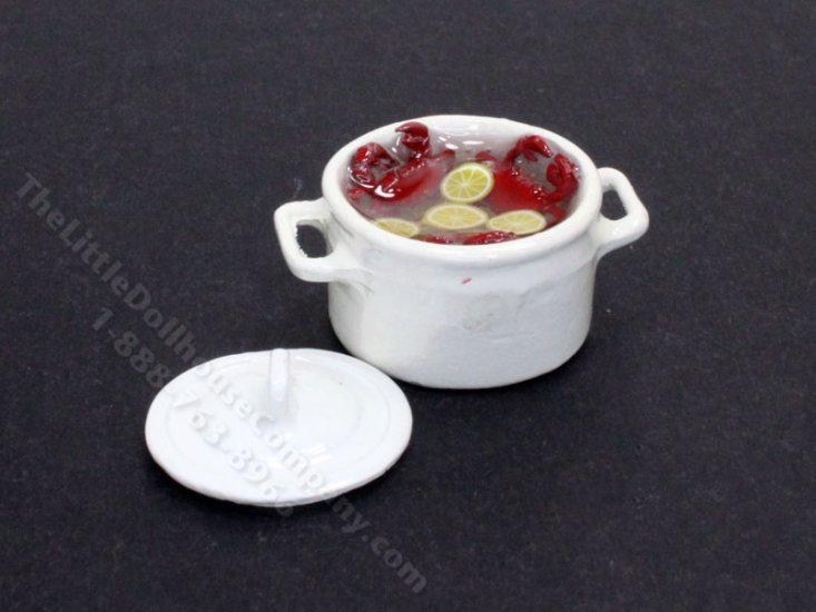 (image for) Miniature Crab Boil for Dollhouses