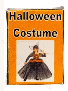 (image for) Miniature Witch Halloween Costume Box for Dollhouses