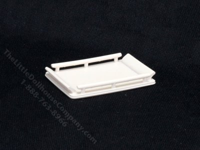 (image for) Miniature Art Deco Vanity Tray by Truly Scrumptious - White