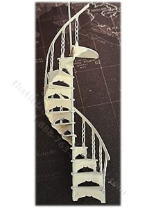 (image for) 1:48 Scale Miniature Spiral Staircase Kit