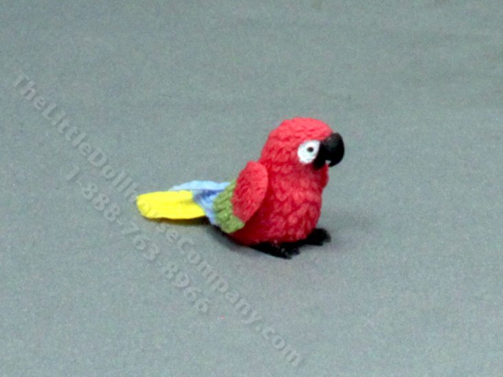 (image for) Dollhouse Scale Model Red Parrot