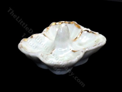 (image for) Miniature White and Gold Condiment Tray