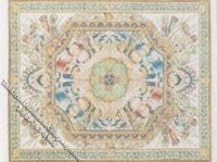 (image for) Miniature Rectangular Multi-Color Traditional Rug for Dollhouses
