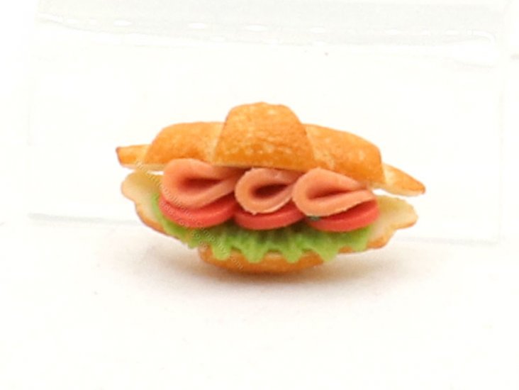 (image for) Miniature Croissant Sandwich for Dollhouses