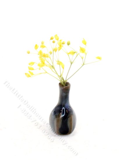 (image for) Miniature Yellow Branches in a Vase for Dollhouses