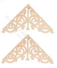 (image for) Miniature Apex Trim for Dollhouse (2 Pieces)