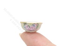 (image for) Miniature Floral Bowl for Dollhouses