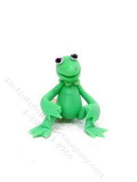 (image for) Miniature Kermit the Frog Toy for Dollhouses