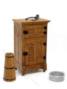 (image for) As Is Assembled Miniature Ice Box Kit for Dollhouses