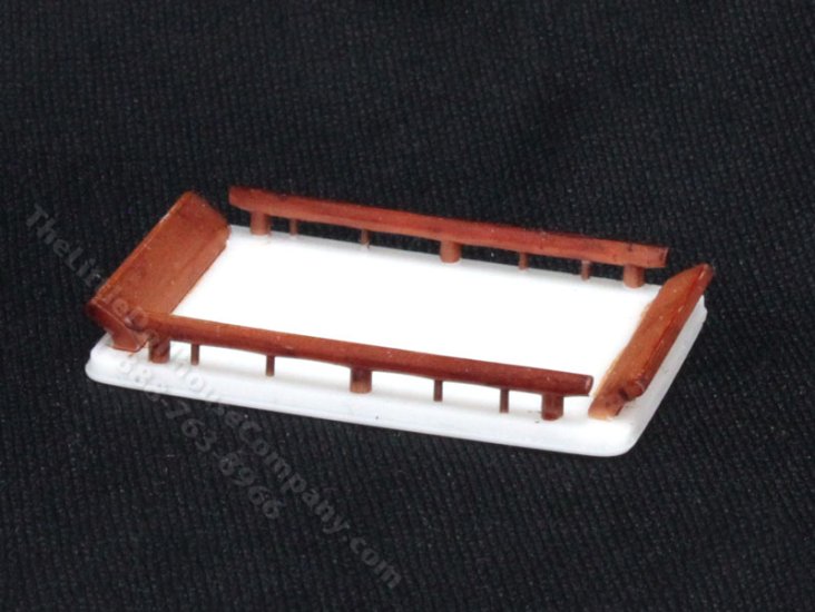 (image for) Miniature Art Deco Vanity Tray by Truly Scrumptious White/Walnut