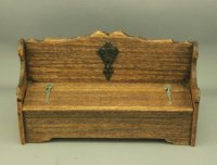 (image for) Dollhouse Miniature Box Bench
