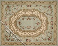 (image for) Dollhouse Scale Model Small Sized French Aubusson Rug