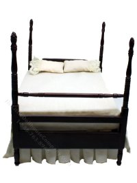 (image for) Mahogany Four-Poster Double Bed
