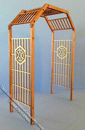 (image for) Miniature Patio Archway Kit for Dollhouses
