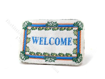 (image for) Miniature Welcome Mat for Dollhouses