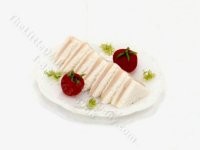(image for) Half Scale Miniature Sandwich Plate by Charlotte Willmott
