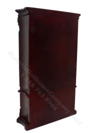 (image for) Miniature Mahogany Park Avenue Armoire for Dollhouses