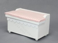 (image for) Miniature Pink Gingham Nursery Set for Dollhouses (3pc)
