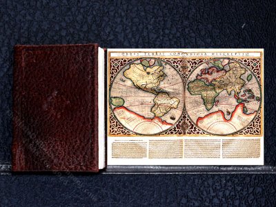 (image for) Miniature Book: 'Mercator Atlas'