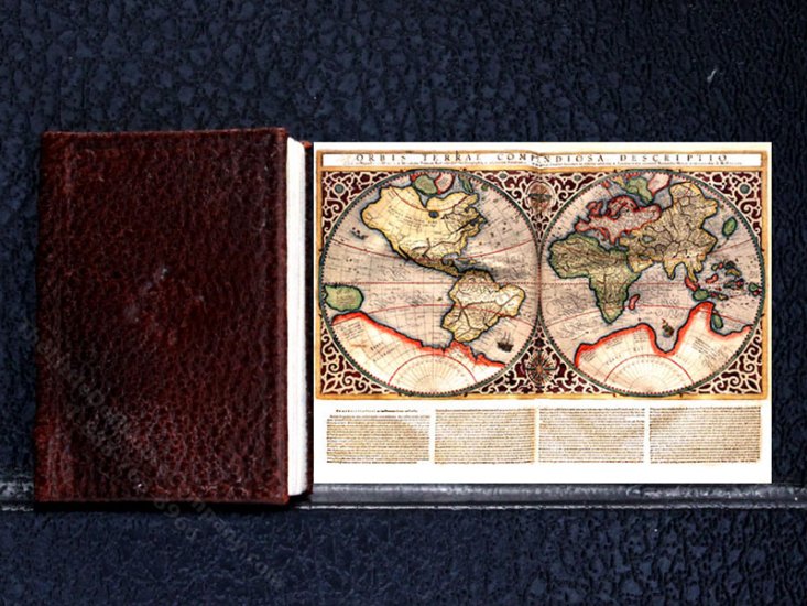 (image for) Miniature Book: 'Mercator Atlas'
