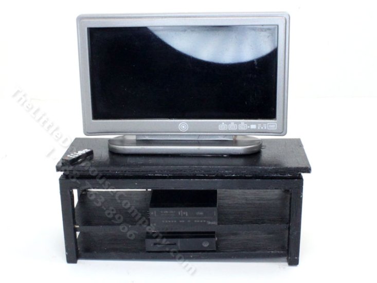 (image for) Miniature Entertainment Center for Dollhouses