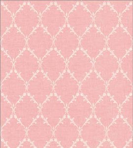 (image for) Emma Lattice Pink Wallpaper