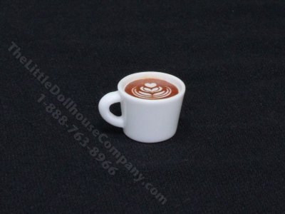 (image for) Miniature Playscale Latte Mug for Dollhouses