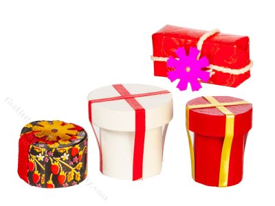 (image for) Miniature Gift Box Set for Dollhouses