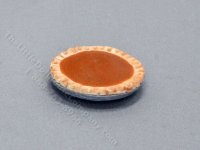 (image for) Handmade Miniature Pumpkin Pie for Dollhouses