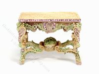 (image for) As-Is Miniature Ornate Resin Table with Jewels