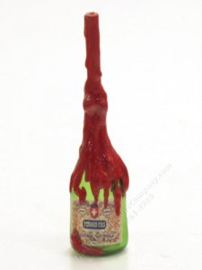 (image for) Miniature Dripping Candle in Bottle By Jane Woodham